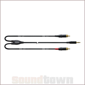 CORDIAL CFY3 WCC LEAD 3M 3.5MM TRS TO DUAL RCA