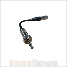 Load image into Gallery viewer, SOUNDTOWN TA4F MINI XLR MALE TO LOCKING 3.5MM TRS ADAPTER (SHURE MICS TO SENNHEISER TRANSMITTERS)
